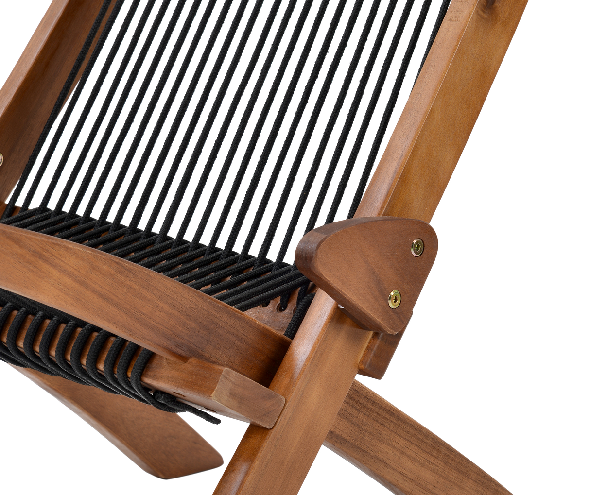 folding roping wood chair - Julia M LifeStyles