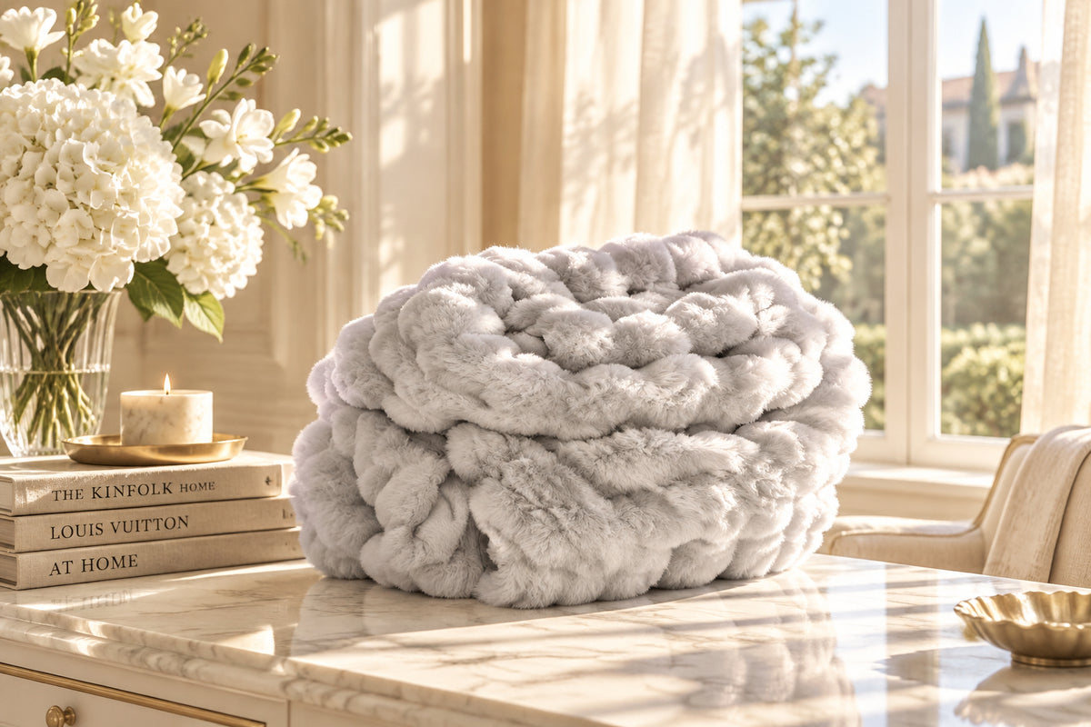 Stillhaven Double-Sided Sofa Throw Blanket
