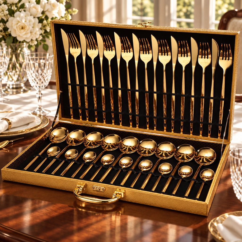Palette 24-Piece Stainless Steel Flatware Set