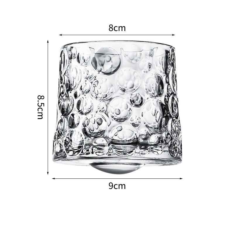 Hand drawn rotating glass cups multiple multi-purpose whiskey glasses rotating glass cups Julia M Home & Kitchen