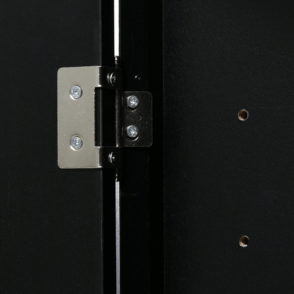 Black Triangle Bathroom Storage Cabinet with Adjustable Shelves, Freestanding Floor Cabinet for Home Kitchen - Julia M LifeStyles