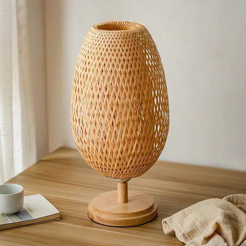 The Kyoto Woven Bamboo Table Lamp
