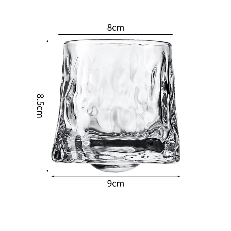 Hand drawn rotating glass cups multiple multi-purpose whiskey glasses rotating glass cups Julia M Home & Kitchen