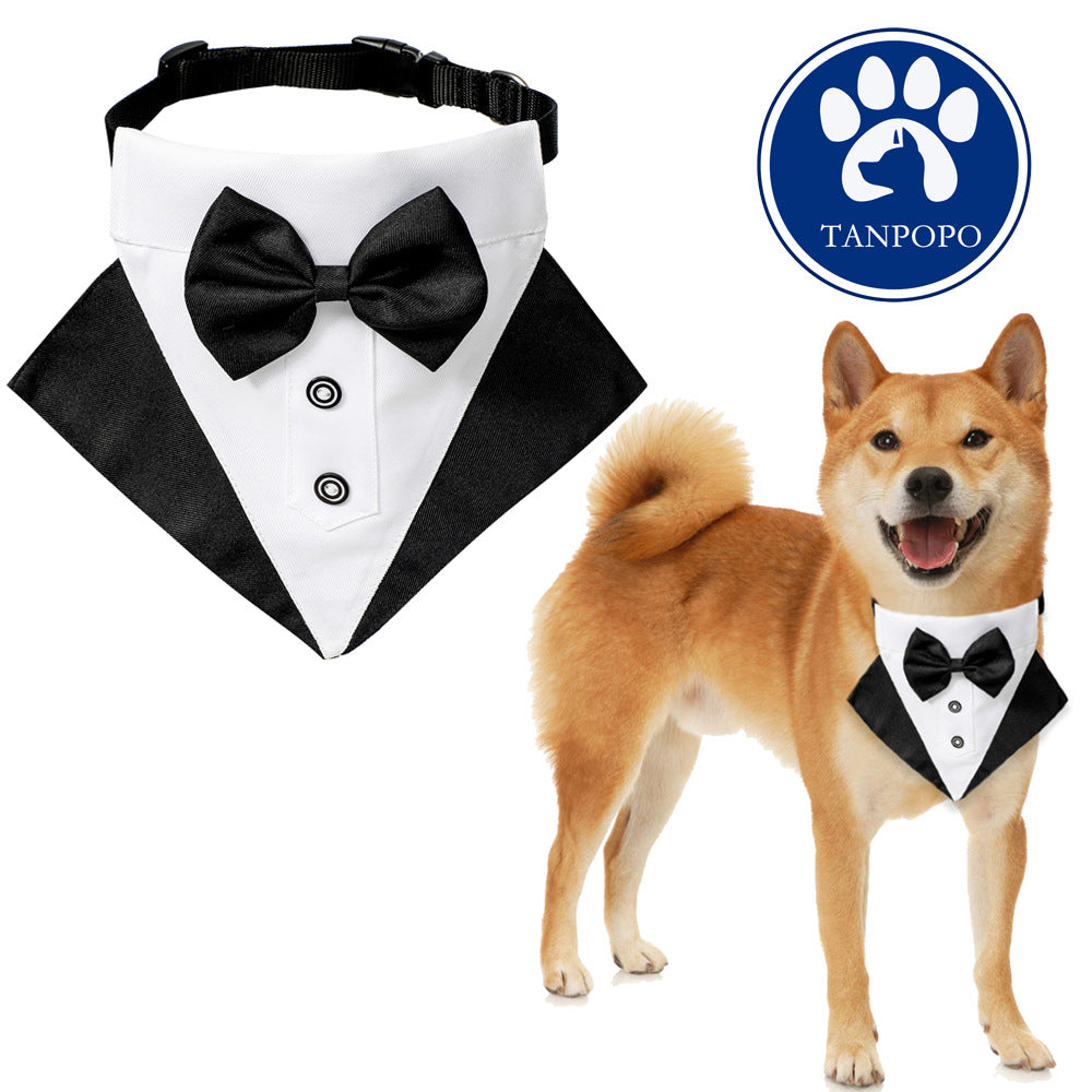 British Style Wedding/Holidays Dog Bibs & Triangle Scarves Julia M Home & Kitchen