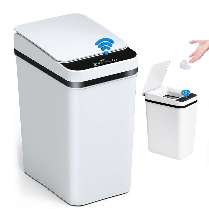 12L Touchless Smart Sensor Trash Bin – Sleek Odorless Bathroom & Kitchen Waste Solution