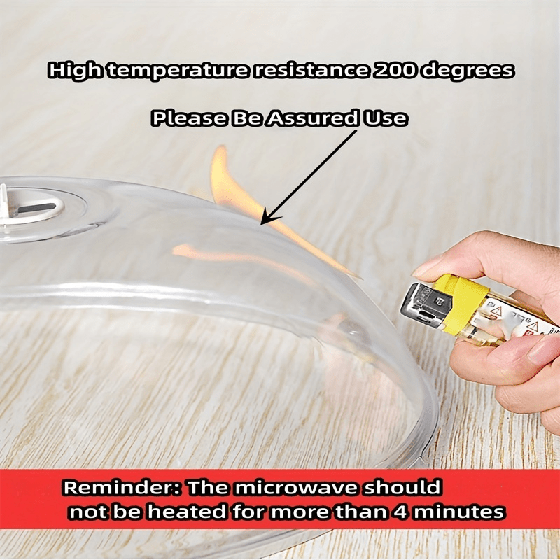 Transparent Glass Microwave Splash Cover for Effortless Cleanup Julia M LifeStyles