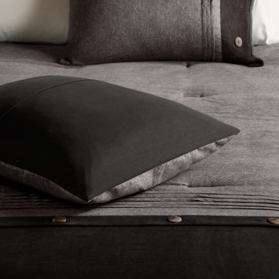 Madison Park Boone 7-Piece Faux Suede Comforter Set – King/California King