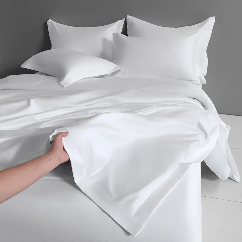 1000TC Long Staple Cotton Silky Sateen Smooth Texture Luxury Soft 3Pcs Duvet cover Pillowcases for All Season Twin Double Queen - Julia M LifeStyles