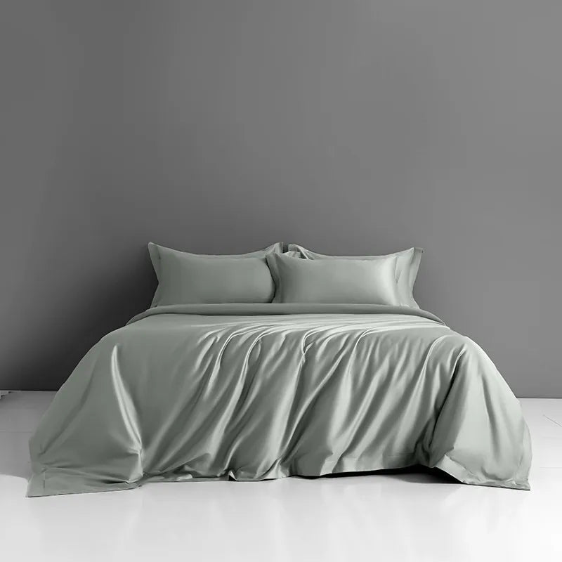1000TC Long Staple Cotton Silky Sateen Smooth Texture Luxury Soft 3Pcs Duvet cover Pillowcases for All Season Twin Double Queen - Julia M LifeStyles