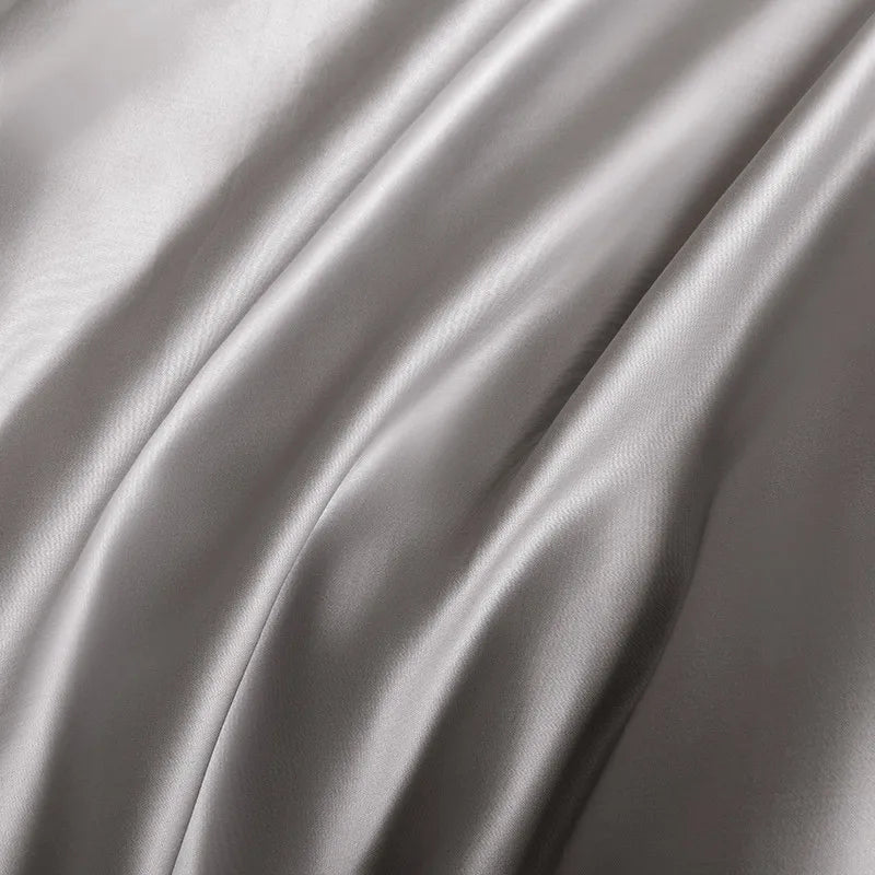 1000TC Long Staple Cotton Silky Sateen Smooth Texture Luxury Soft 3Pcs Duvet cover Pillowcases for All Season Twin Double Queen - Julia M LifeStyles