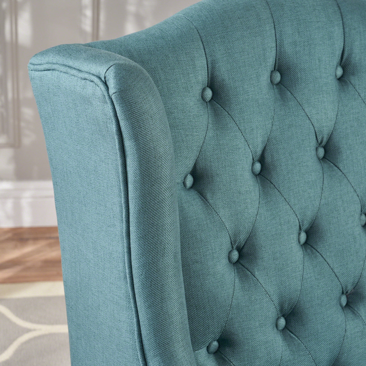 Upholstered Wingback Chair - Julia M LifeStyles