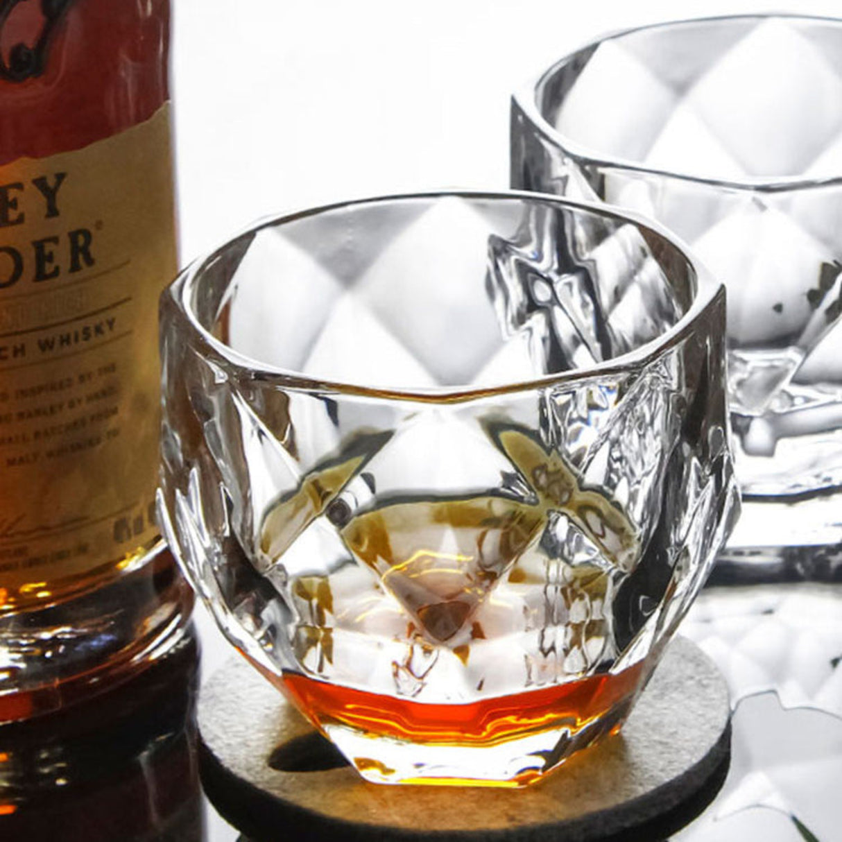 Japanese-Inspired Kinto Glass Cup | Sculptural Drinkware