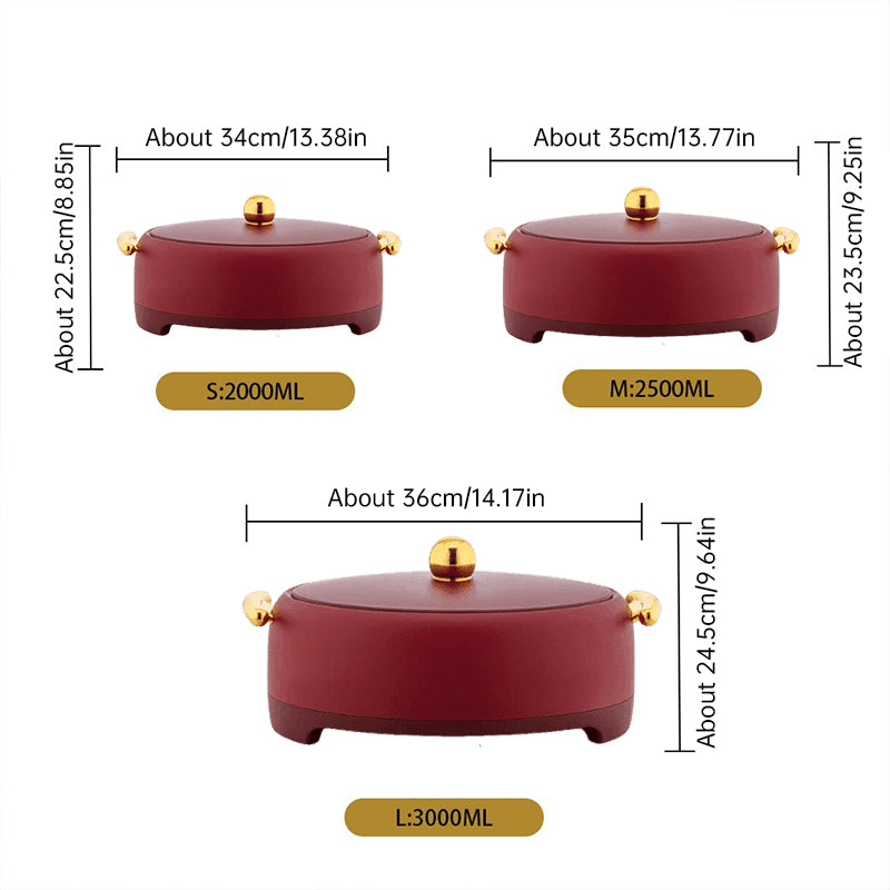 3-Piece Insulated Container with Feet