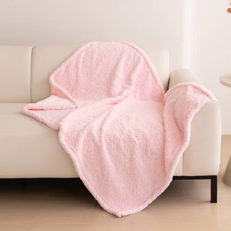 Waterproof Sherpa Fleece Blanket Pad - Plush & Cozy Comfort