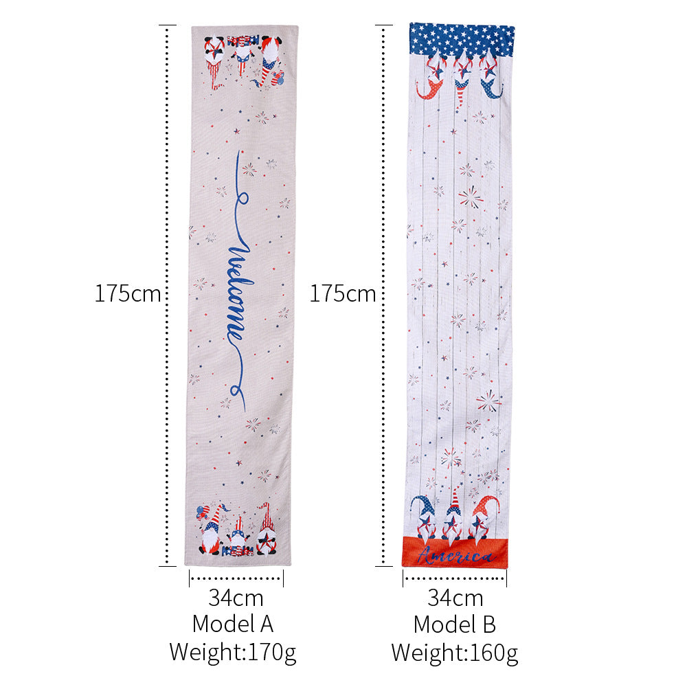 Elegant Christmas Table Flags by Julia M LifeStyles Julia M Home & Kitchen