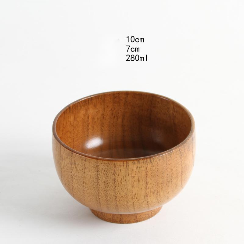 Elegantly Crafted Japanese Jujube Wooden Bowl