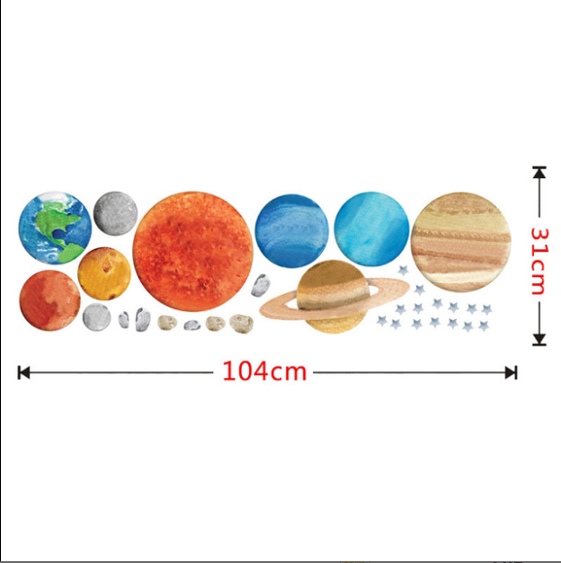 Planets Wall Stickers - Julia M LifeStyles