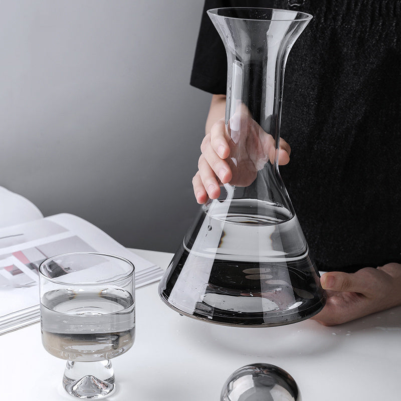 European-Style Crystal Glass Electroplating Rose Gold Water Jug American Decanter Wine Set - Julia M LifeStyles