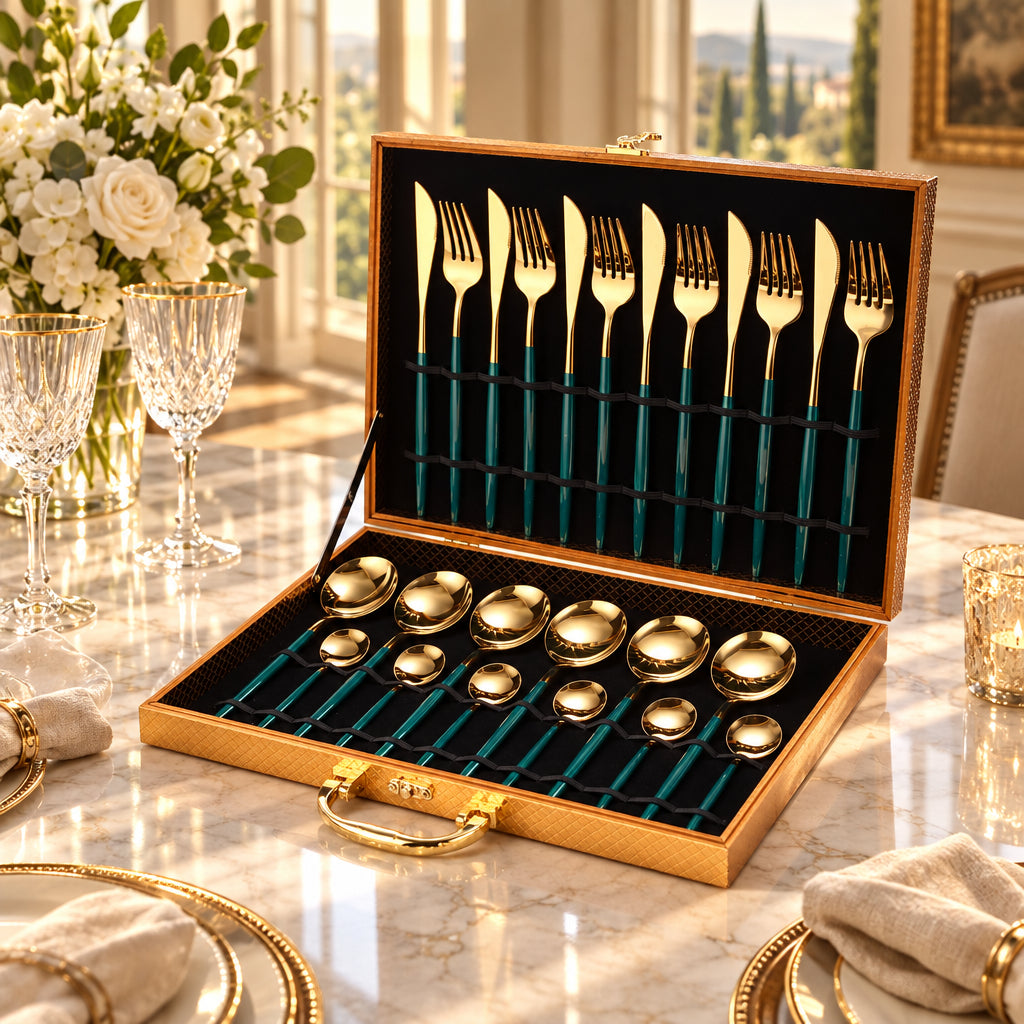Palette 24-Piece Stainless Steel Flatware Set
