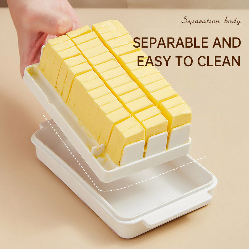 Butter Cutter With Lid Storage Box, Refrigerator, Cheese And Cheese Storage And Preservation Box, Baking Butter Separator Julia M Home & Kitchen