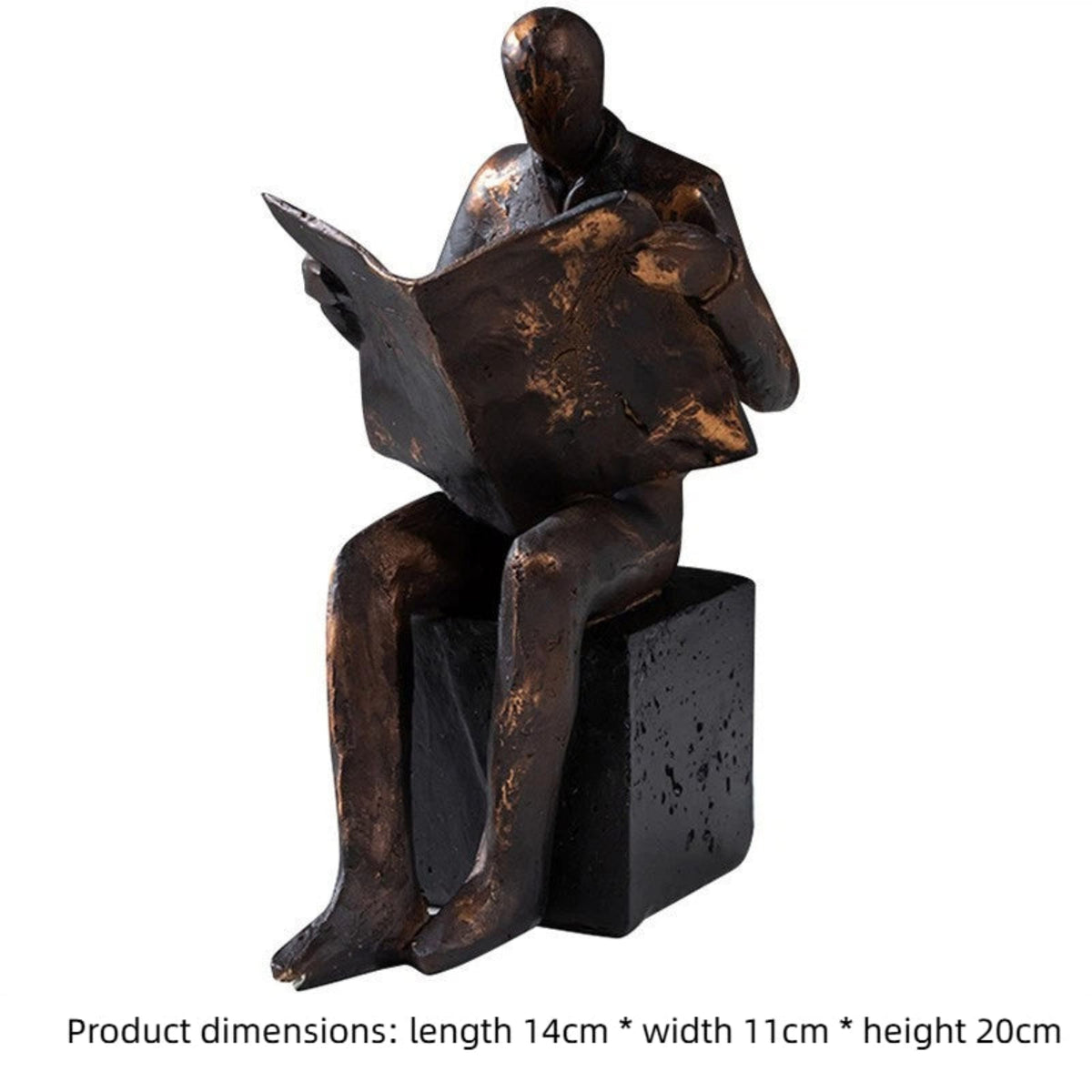 The Literary Muse™ Reader Sculpture Ornament