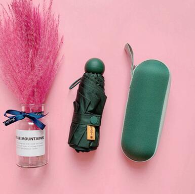 Small UV Protect Umbrella Mini Pocket 5 Folding Sun Rain Umbrella Waterproof Portable Travel Men Women Umbrella - Julia M LifeStyles