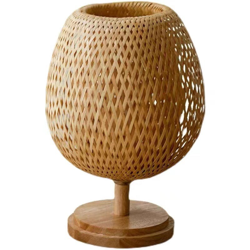 The Kyoto Woven Bamboo Table Lamp