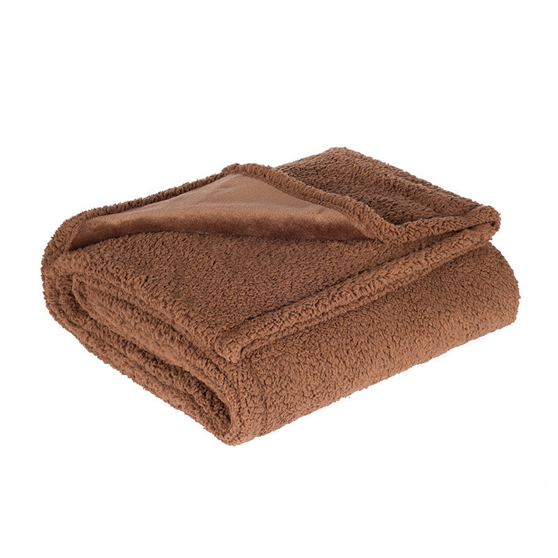 Waterproof Sherpa Fleece Blanket Pad - Plush & Cozy Comfort