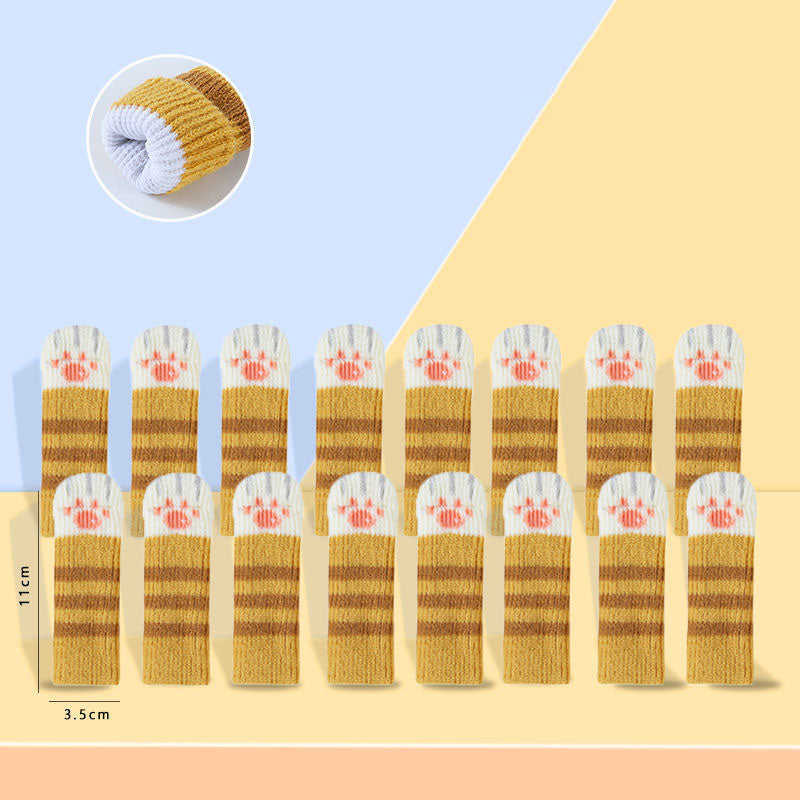 Double-Layer Thickened Chair Foot Cover Table And Chair Foot Pad Mute Wear-Resistant Table Leg Table Foot Pad Chair Foot Stool Leg Protective Cover Julia M Home & Kitchen