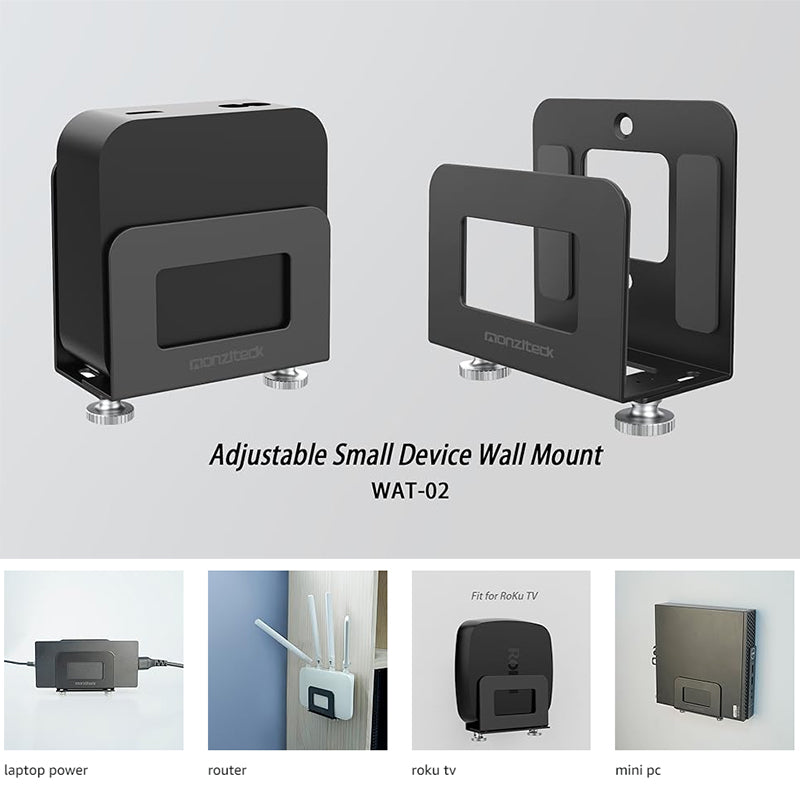 Adjustable Wall Mount for Apple TV 3/4/4K, Router, Modem, TV Box & More - Julia M LifeStyles