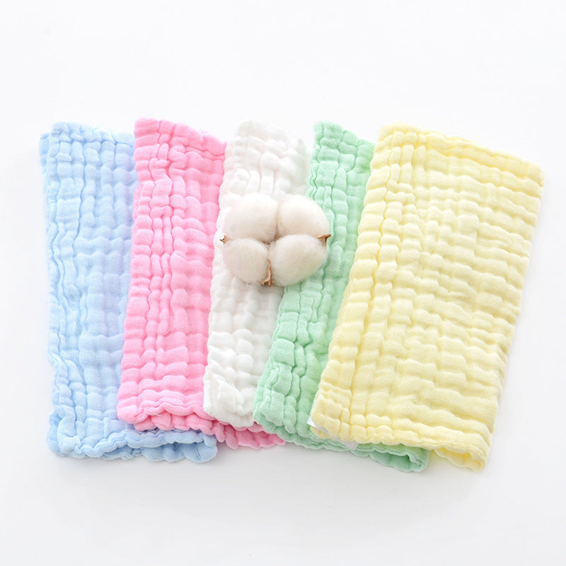 Six-layer Gauze Seersucker Square Towel Infant Small Tower