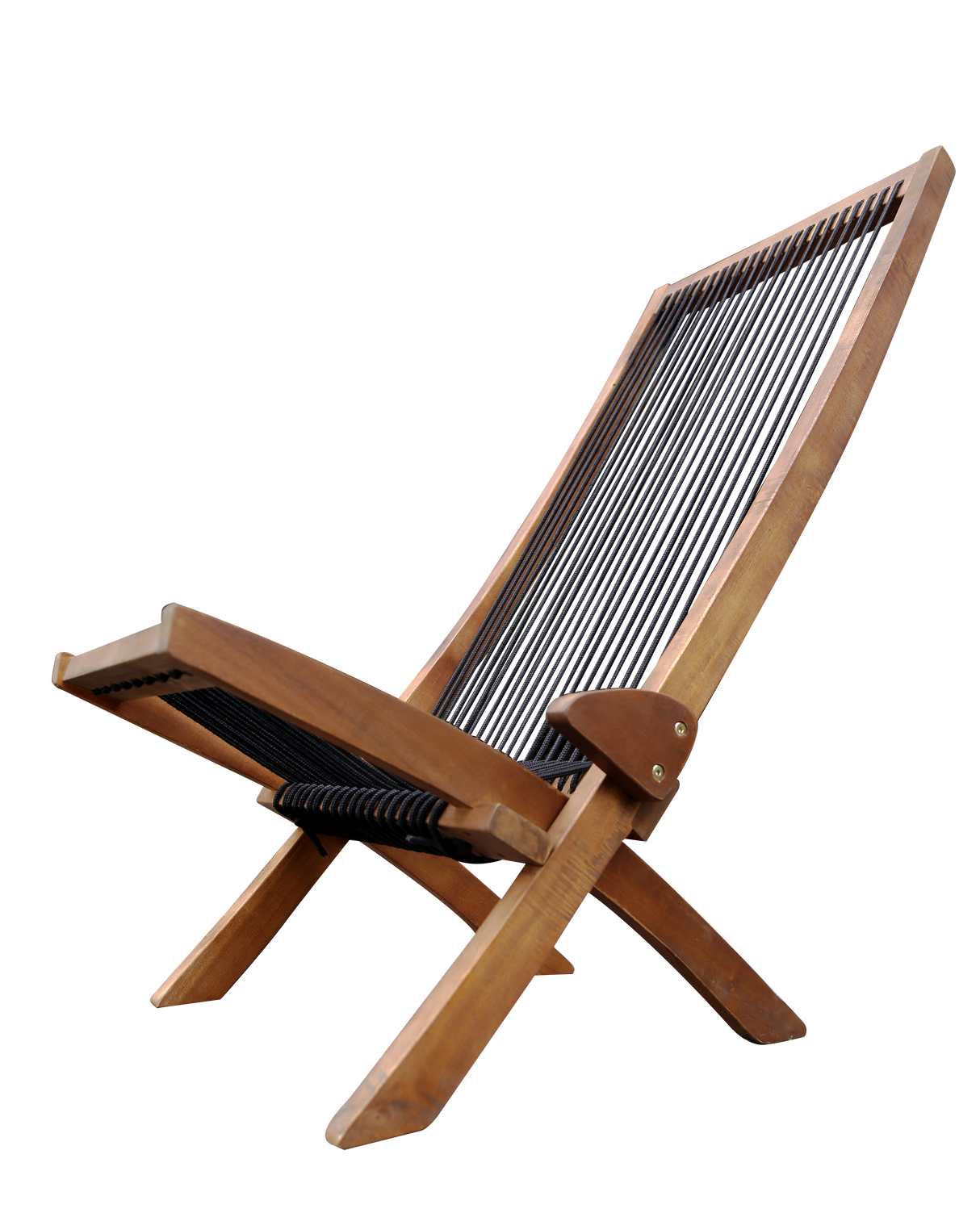 folding roping wood chair - Julia M LifeStyles