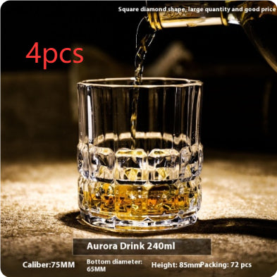 Whiskey Shot Crystal Set – Premium Thickened Glassware Collection