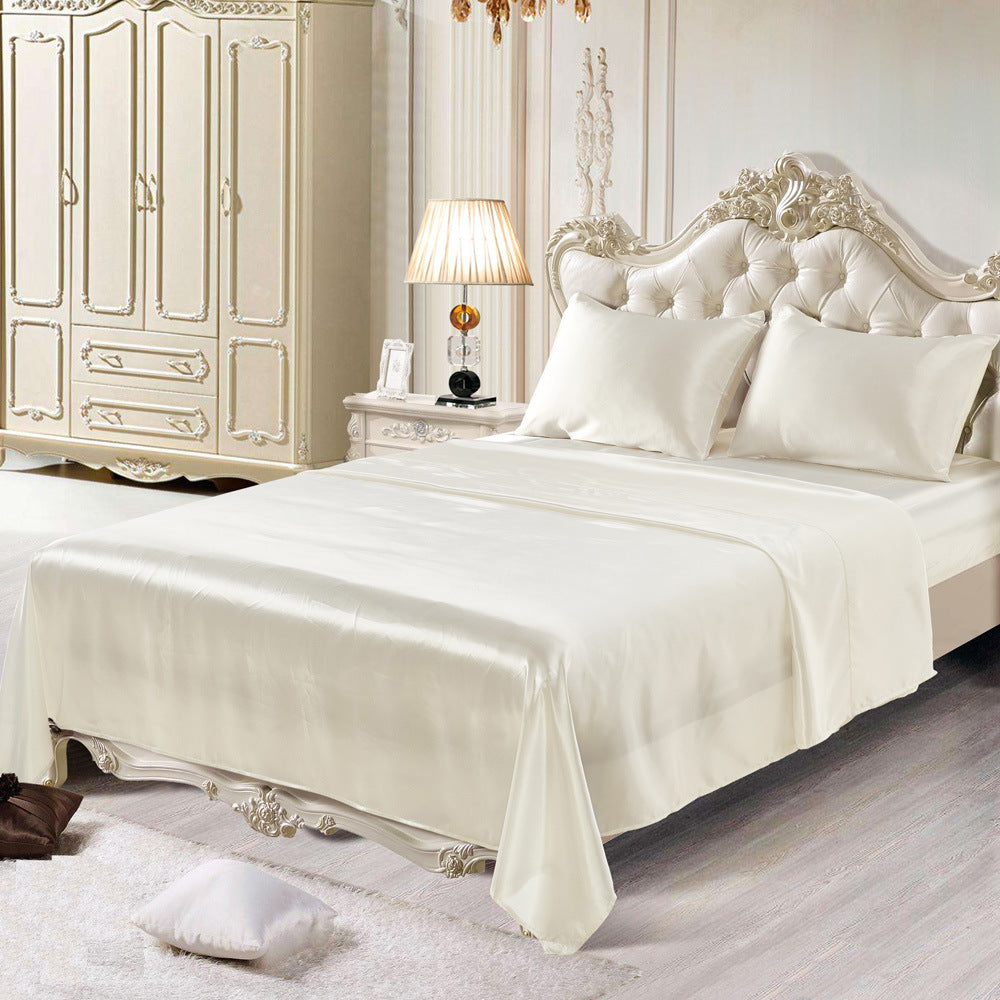 Luxurious Imitation Silk 4-Piece Bedding Set
