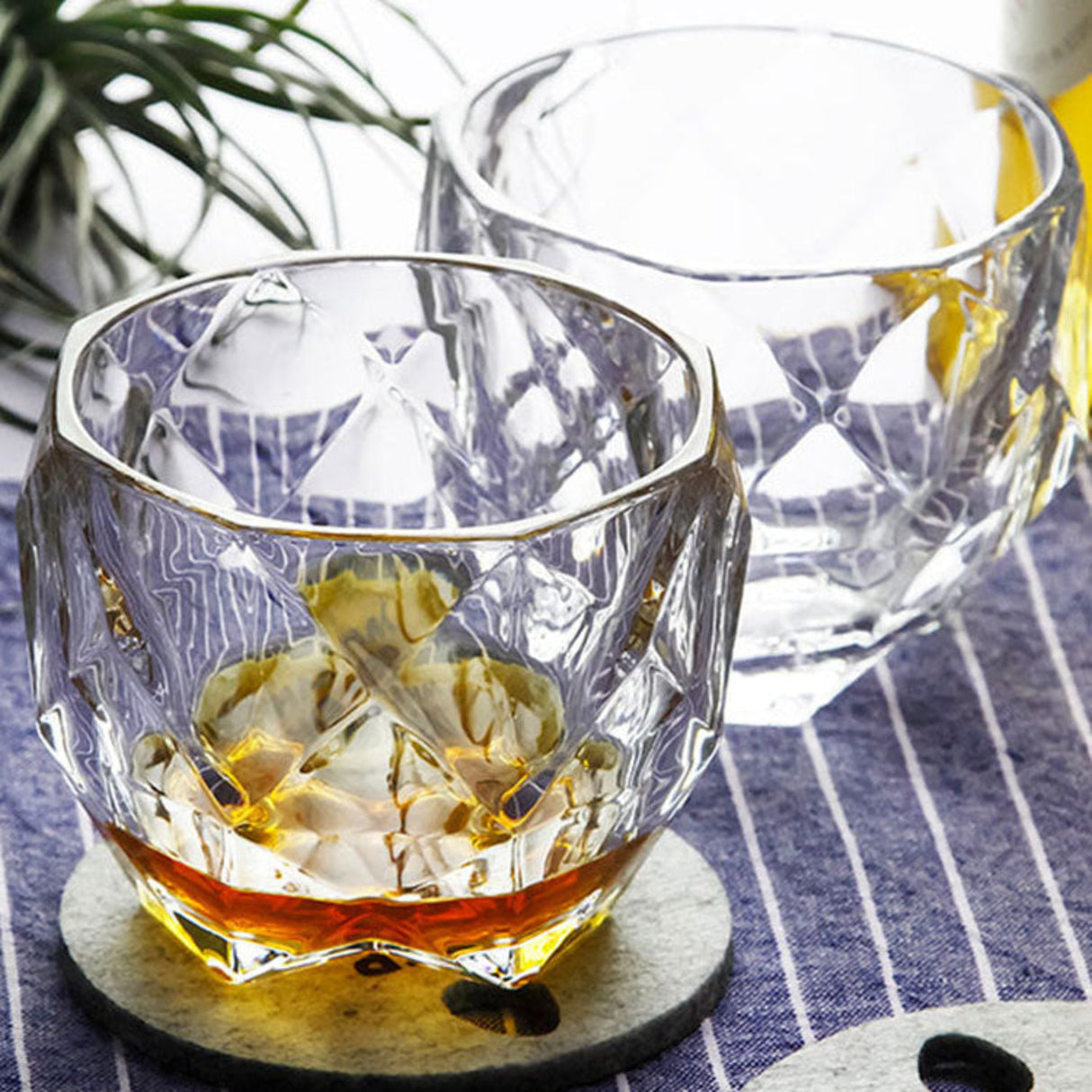 Japanese-Inspired Kinto Glass Cup | Sculptural Drinkware
