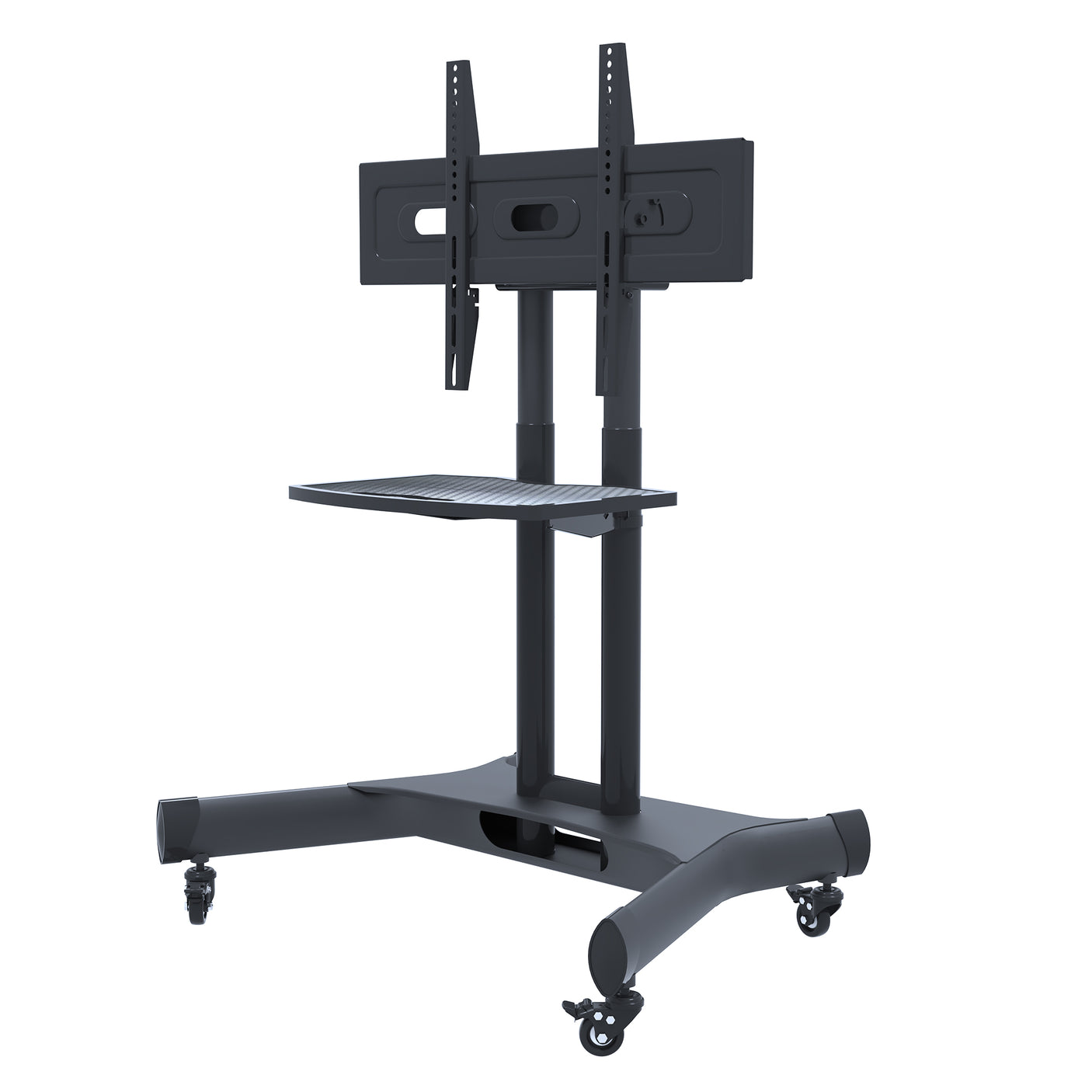 Universal Rotating TV Stand, Suitable for 32-80 inch TVs, Tiltable Desktop TV Stand, Maximum VESA 600x400mm (Black) - Julia M LifeStyles