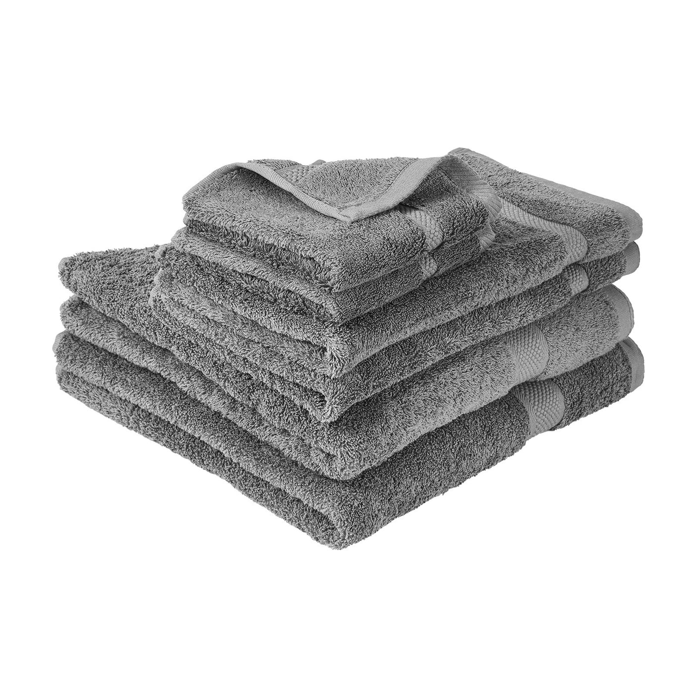 600 GSM Cotton 6-Piece Luxurious Soft Towel Set for Bath & Spa