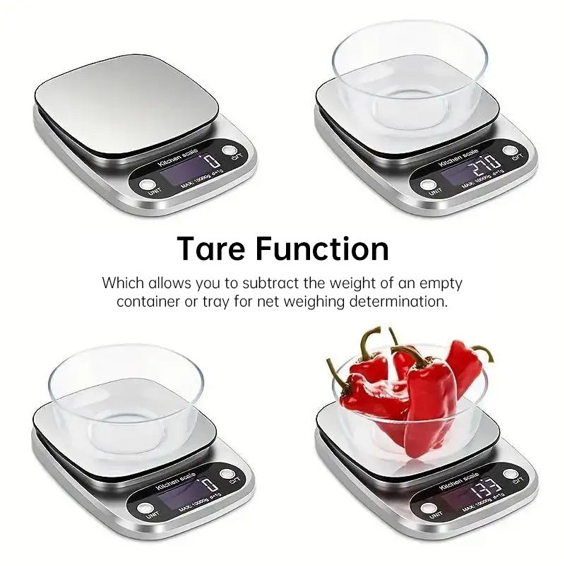 High-Precision Kitchen Scale: 10kg (for Food Baking/Jewelry), LCD, Multi-Function Julia M Home & Kitchen