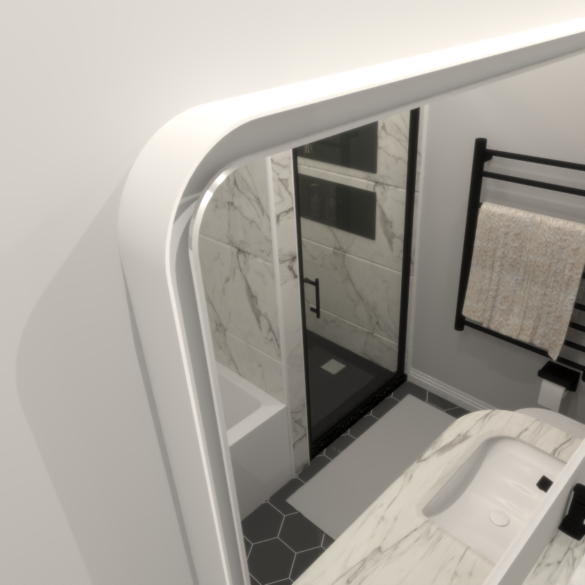 BATHROOM LED MIRROR Julia M Home & Kitchen