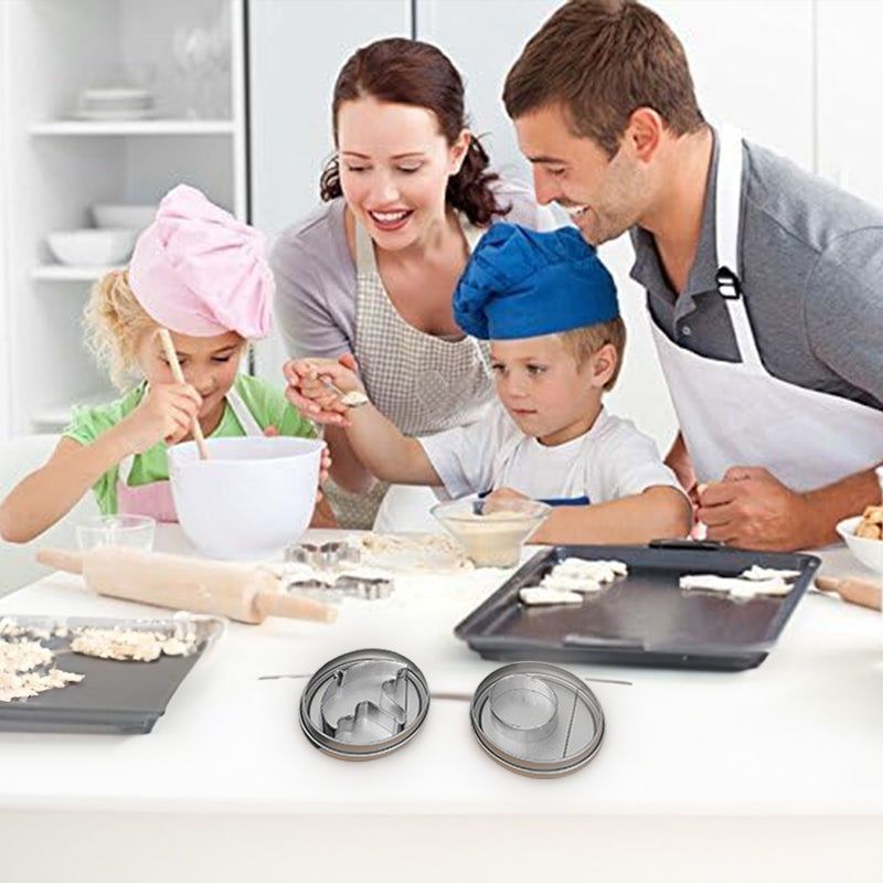 Sugar Candy Tools: Stainless Cutters & Biscuit Kit