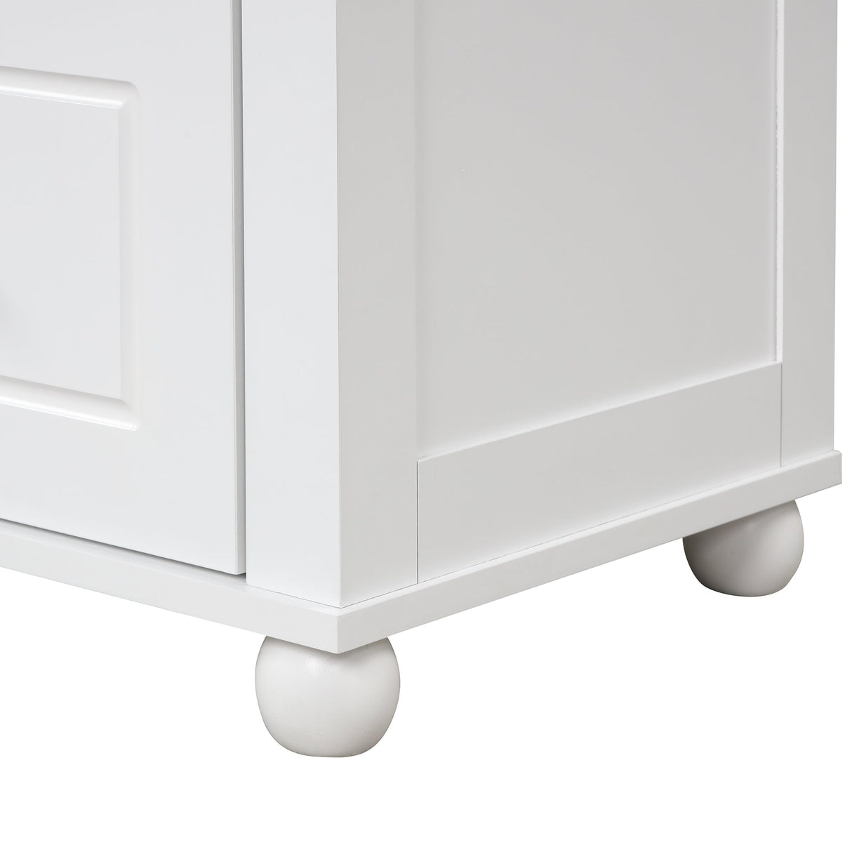 European Style Tall Bathroom Storage Cabinet with Adjustable Shelves and Drawers Julia M Home & Kitchen