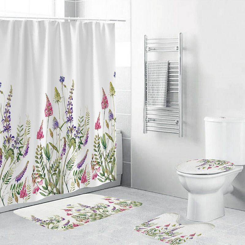 Bohemian Style 3D Digital Printing Polyester Waterproof and Mold Proof Shower Curtain Bathroom Shower Curtain - Julia M LifeStyles