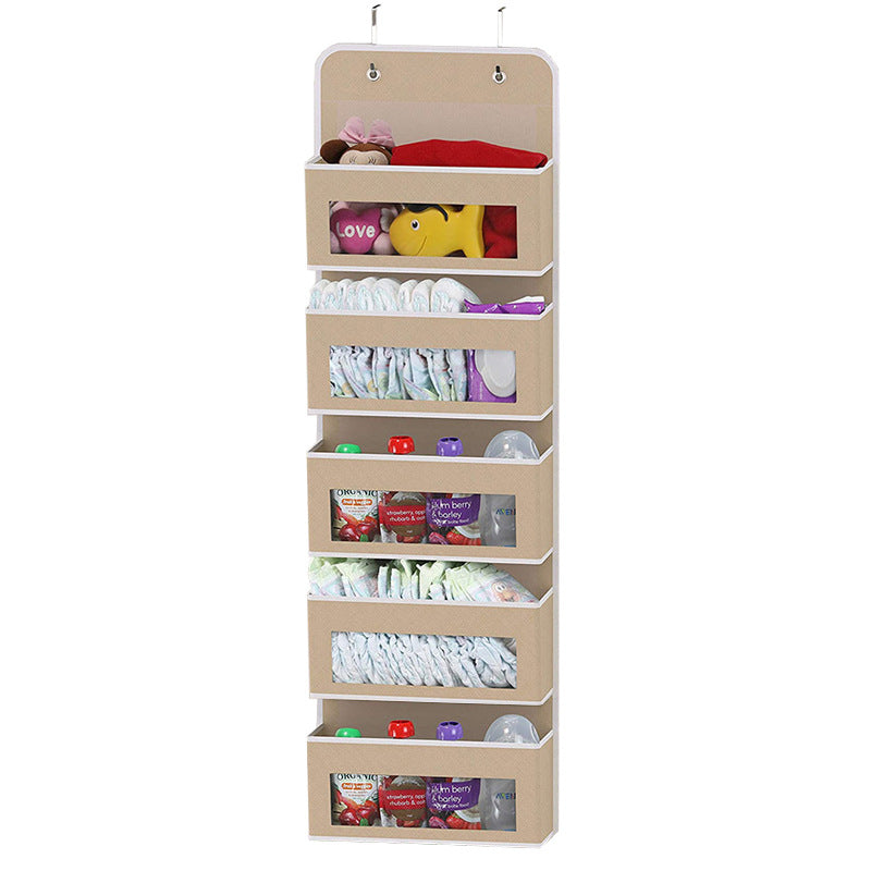 5 - Shelf Hanging Storage: Anti - Tilt, 5 large pockets. Good for bedroom, bathroom, living room (behind - door use). - Julia M LifeStyles