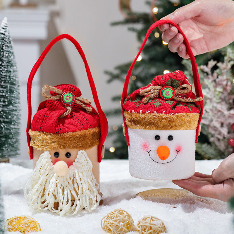 Christmas decorations, cartoon tote bags, gift bags, Christmas gift bags, children's candy bags, apple bags eprolo