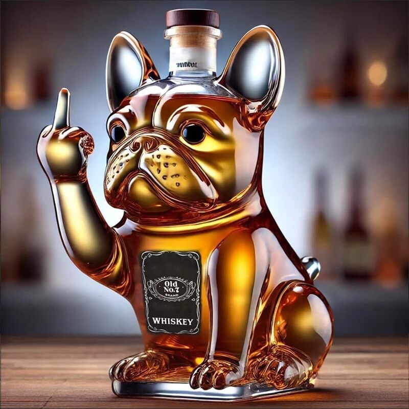 10Oz Funny Middle Finger Duck/Turtle/Dog Whisky Glass Decanter – Bar/Office/Home Decor. Julia M Home & Kitchen
