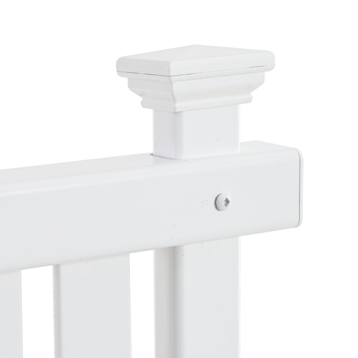 Privacy Screen Panels Kit Air Conditioner Trash Can Enclosure Vinyl white color - Julia M LifeStyles