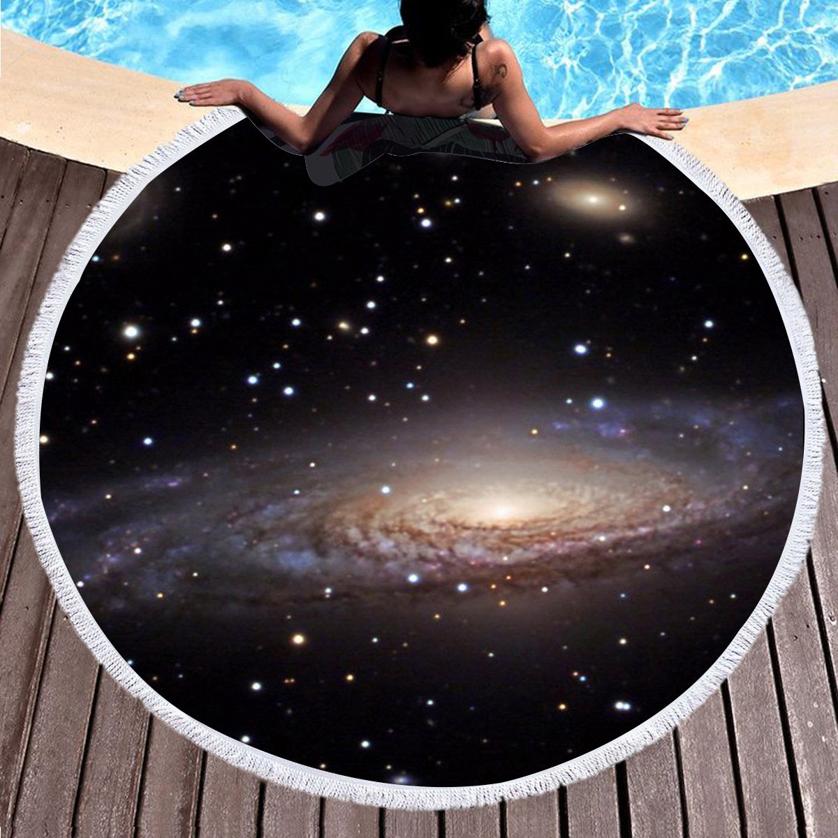 Bedding 3D printing interstellar Round Bohemian Beach towel home textile Beach Towel Tapestry Blanket - Julia M LifeStyles