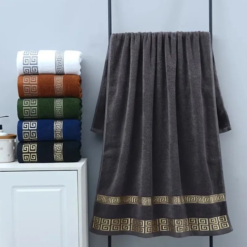 2PCS Green Bath Towels Set - Julia M LifeStyles