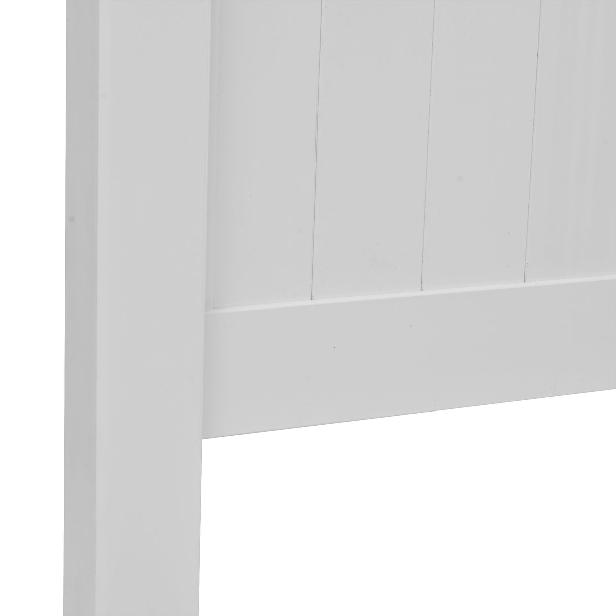 Privacy Fence Panels 6ft.H x 6ft.W WHITE Vinyl Full set of 2 Pcs - Julia M LifeStyles