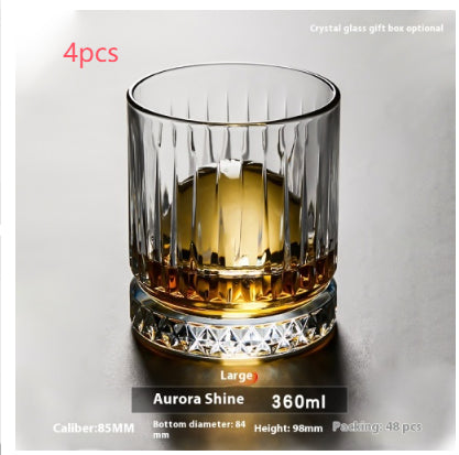 Whiskey Shot Crystal Set – Premium Thickened Glassware Collection